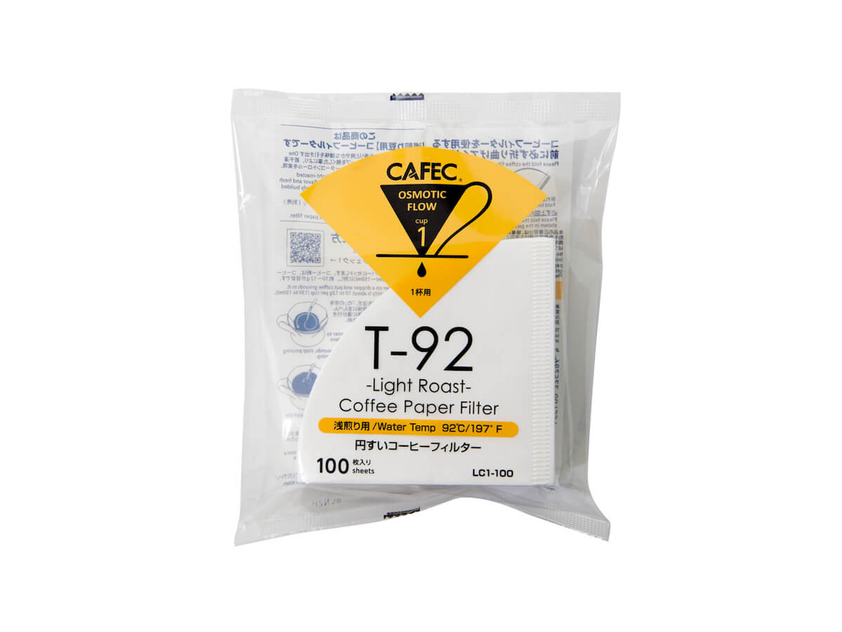 CAFEC | LIGHT ROAST COFFEE PAPER FILTERS (100PK)
